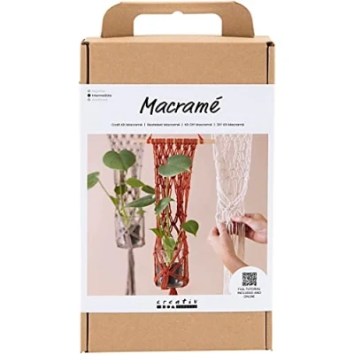 Abbildung von Creativ Bastelset Makramee, Blumenaufhänger, 1 Packung