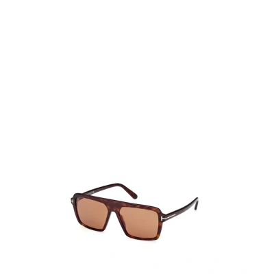 Abbildung von Tom Ford Vincent Sonnenbrille Dark avana brown, Herren, Größe: One Size, brown