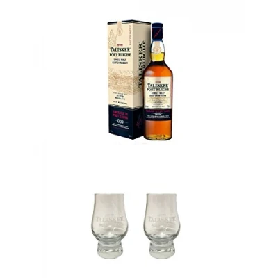 Abbildung von Talisker Port Ruighe Single Malt Whisky 0,7 Liter + Glas mit Eichstrich 4 cl