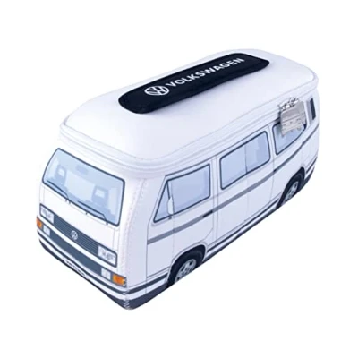 Abbildung von VW Collection by Brisa Volkswagen T3 Bulli BUS Kosmetiktasche, Größe: One Size, Weiß