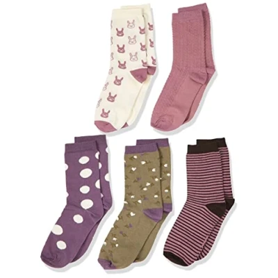 Abbildung von MINYMO Unisex Kids w. Pattern (5 Pack) Socken mit Muster, Orchid Haze, 31
