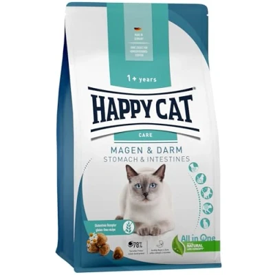 Abbildung von Happy Cat Care Magen &amp; Darm M Trockenfutter für Sensible Katzen Kater 4 kg