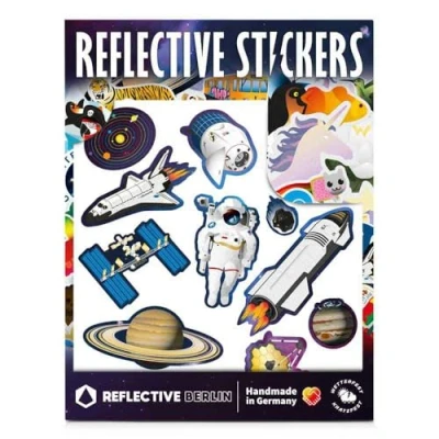 Abbildung von Reflective Berlin Unisex Erwachsene K.I.D. Reflexaufkleber, Space, Einheitsgröße