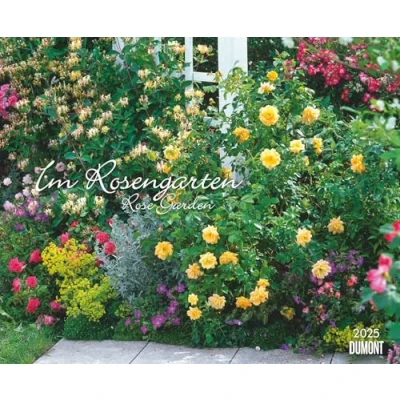 Abbildung von DUMONT Im Rosengarten 2025 Wandkalender, 52x42,5cm, Garten Kalender mit eindrucksvollen Rosen Motiven aus verschiedensten Gärten, deutsches Kalendarium, Spiralbindung