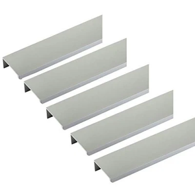 Abbildung von SOTECH 5 Stück Möbelgriffe Blankett Jane 330 mm Chrom matt BA 3 x 96 Schrankgriffe zur Montage an der Frontinnenseite inkl. Befestigungsschrauben