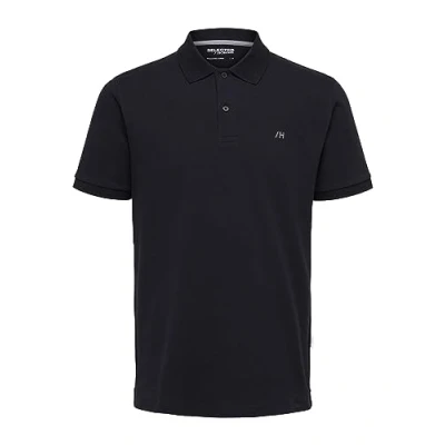 Abbildung von Selected Homme Slhdante SS W NOOS Poloshirt, Herren, Größe: Medium, Black