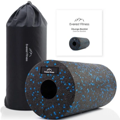 Abbildung von EVEREST FITNESS Massagerolle Faszienrolle 30 cm Massagegerät mit Übungsbuch und Tasche (1 tlg)