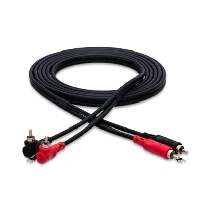 Abbildung von Hosa CRA 202DJ, Stereo Interconnect, Dual RCA to Same with Ground Wire, 2 m