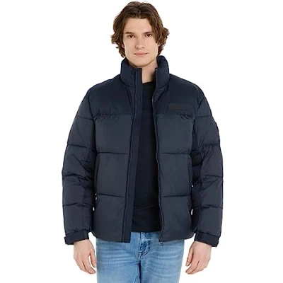 Abbildung von Tommy Hilfiger NEW YORK Puffer Jacket Winterjacke, Herren, Größe: XXL, Desert sky