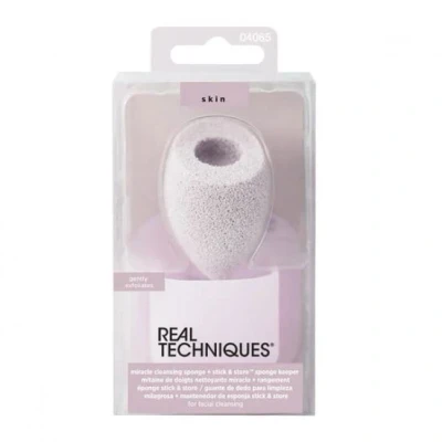 Abbildung von Real Techniques Miracle Cleansing Sponge + Keeper