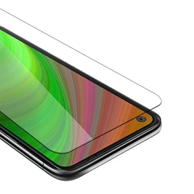 Abbildung von Cadorabo Panzer Schutz Glas für Google PIXEL 5 Schutzfolie in Ultra Klar Hüllen freundlich Gehärtetes (Tempered) Dipslayschutz Folie 9H Härte Anti Kratzer
