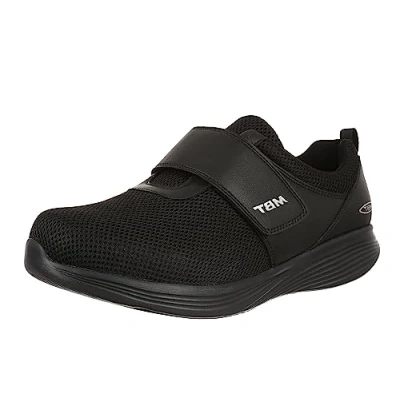 Abbildung von MBT Herren Low Top Sneaker Modena ACA.Velcro 4F M,lose Einlage,Level 2 Wippeffekt: Mittel,Klettverschluss,Halbschuhe,Schwarz (Black),42 EU / 7.5 UK