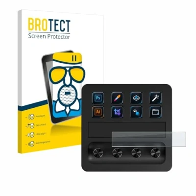 Abbildung von BROTECT Entspiegelungs Schutzglas für Elgato Stream Deck + Schutz Folie Panzerfolie Glas Matt [Extrem Kratzfest 9H, Anti Reflex, Fingerprint]