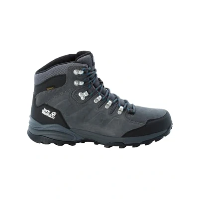 Abbildung von Jack Wolfskin Refugio Texapore MID M Hikingschuh, Herren, Größe: 40.5, Grey / black Schuhe