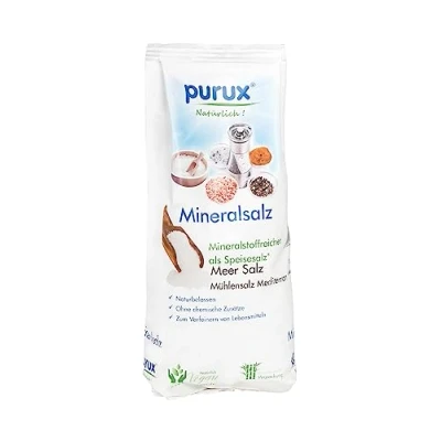 Abbildung von 1 Kg Mediterranes 100% Meersalz Mühlensalz Mineralsalz Speisesalz ohne Rieselhilfe