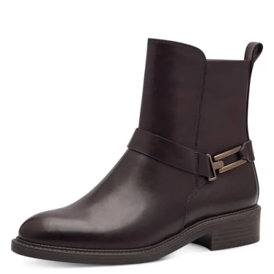 Abbildung von Tamaris Stiefelette, Blockabsatz, Businessschuh mit eleganter Zierschnalle