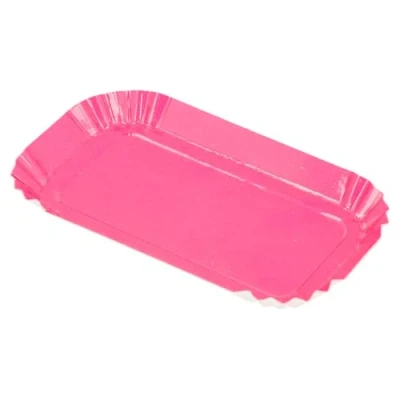 Abbildung von Garcia de Pou 100 Einheit rechteckig Mini Teller, 4 x 8 cm, Karton, fuchsia, 30 cm