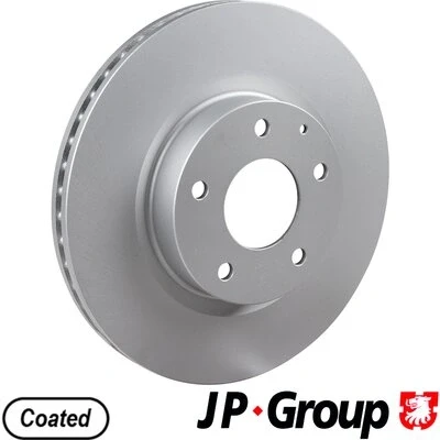 Abbildung von JP GROUP 3863102300 Bremsscheibe Vorderachse 295 25 5 innenbelüftet beschichtet MAZDA: 3 Schrägheck, CX 3, Limousine
