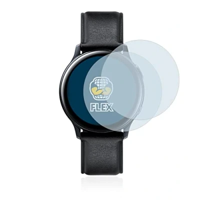 Abbildung von BROTECT 2 Stück Full Cover Schutzfolie für Samsung Galaxy Watch Active (44mm) Screen Displayschutz Folie [3D Curved, Kristall Klar]