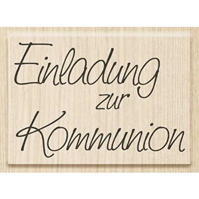 Abbildung von Heyda Motivstempel &#039;Einladung zur Konfirmation&#039; 6,8x4,2cm
