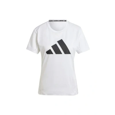 Abbildung von adidas Damen Run It Stripes Tee, White, L