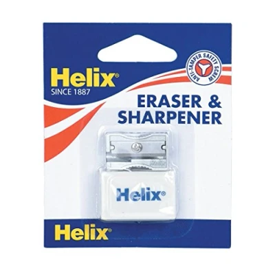 Abbildung von Helix Einloch Spitzer und Radiergummi Set SE5070