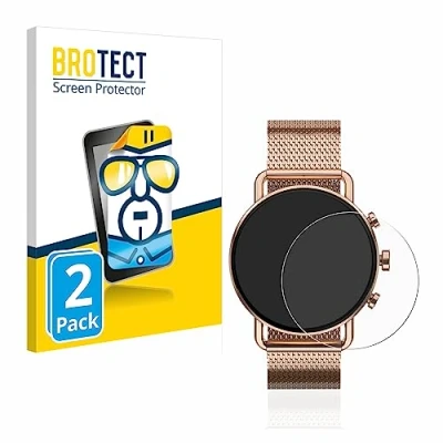 Abbildung von BROTECT (2 Stück Schutzfolie für Skagen Falster Gen 6 (41 mm) Displayschutz Folie Ultra Klar