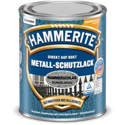 Abbildung von HAMMERITE METALLSCHUTZLACK HAMMERSCHLAG DUNKELGRAU 250ML