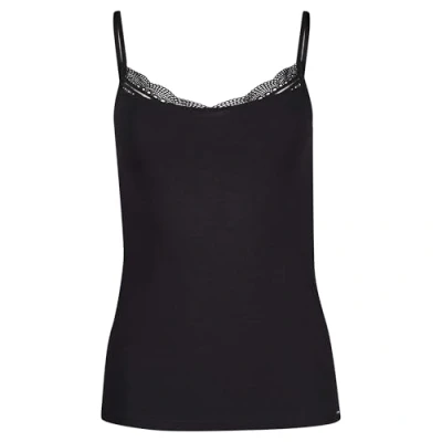 Abbildung von Skiny Damen Classicotton Unterhemd, Schwarz, M