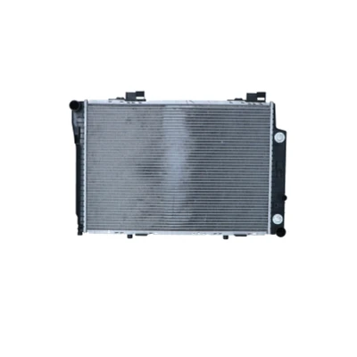 Abbildung von NRF 51286 Kühler, Motorkühlung Aluminium 615 425 42 mit Anbauteilen Kühlrippen gelötet MERCEDES BENZ: C Klasse Limousine, CLK Coupe, T modell