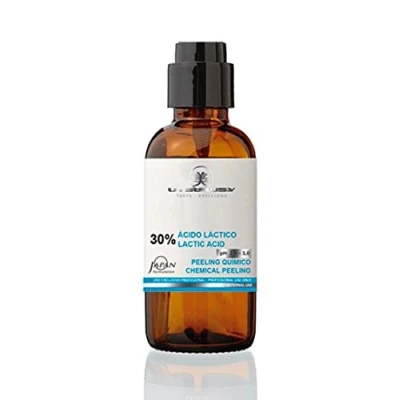 Abbildung von Professionelles Fruchtsäurepeeling mit 30% Milchsäure (AHA) Chemisches Peeling ideal vor Microneedling Derma Pen o. Dermaroller sowie bei Dehnungsstreifen, trockener u. sensibler Haut