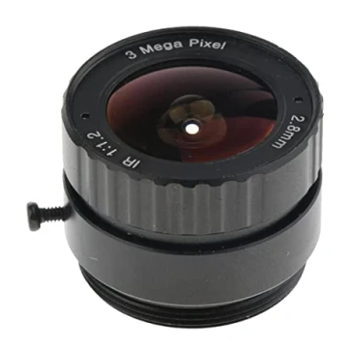 Abbildung von 1/3 Zoll 2,8 mm 3 Megapixel F1.2 CS Mount IR Fixed Iris Objektiv für CCTV IP Kamera