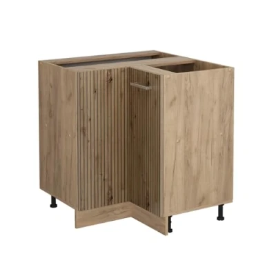 Abbildung von Vicco Eckschrank R Line, Artisan Eiche/Goldkraft Eiche, 75.6 cm ohne Arbeitsplatte