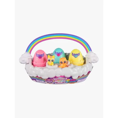 Abbildung von Hatchimals Alive Neon Rainbow Korb