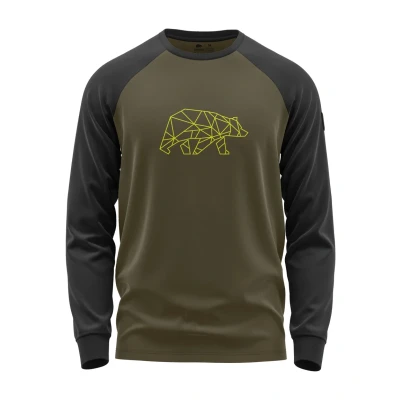 Abbildung von Forsberg Langarmshirt, Herren, Größe: 4XL, Dark oliv schwarz