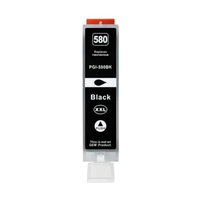 Abbildung von 1 XXL Druckerpatrone kompatibel zu PGI 580 BK Schwarz für Canon PIXMA TS705 TS6150 TS6250 TS6350 TR7550 TR8550 TS8150 TS8250 TS8350 TS9150 TS9550 TS6151 TS6251 TS6351 TS8151 TS8152 TS8251