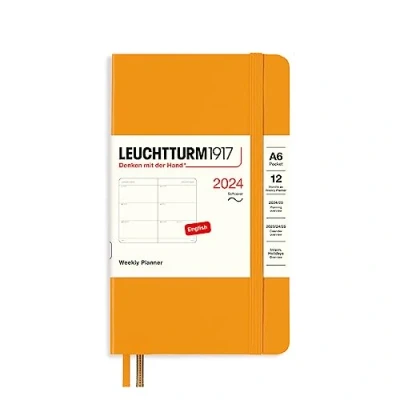 Abbildung von LEUCHTTURM1917 367676 Wochenkalender, Softcover, Pocket (A6) 2024, 12 Monate, Rising Sun, Englisch