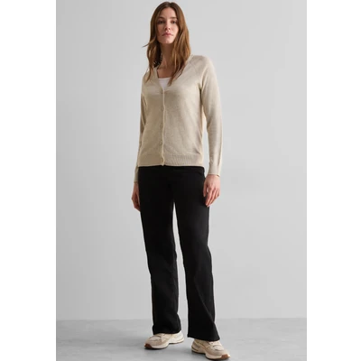 Abbildung von Cecil Vneck Strickjacke, Damen, Größe: XXL, Beige