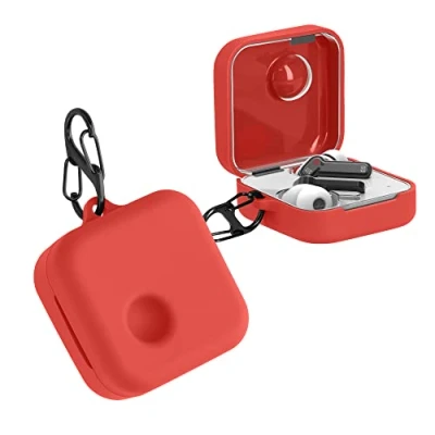 Abbildung von kwmobile Hülle kompatibel mit Nothing Ear (1) Kopfhörer Case TPU Silikon Cover Schutzhülle in Rot