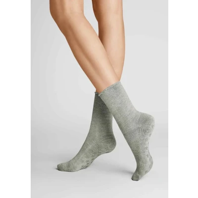 Abbildung von Hudson Damen Socken Homepads antirutsch Silber 0502 35 38