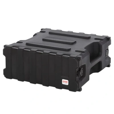 Abbildung von GATOR CASES HGF G PRO 4U 19 Gestell aus geformtem Polyethylen in Militärqualität, Tiefe 19&quot;.