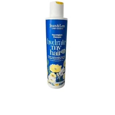Abbildung von Jean &amp; Len Feuchtigkeit Shampoo Aloe Vera Basilikum, für sehr trockenes Haar, nährt intensiv und belebt, frischer Duft ohne Silikone Parabene, vegan, 300 ml