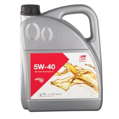 Abbildung von Febi Bilstein 5W 40 5l Motoröl 32938 MERCEDES BENZ: A Klasse, CLS Coupe, E Klasse Limousine, BMW: 1 Schrägheck, 3 Cabrio, Limousine