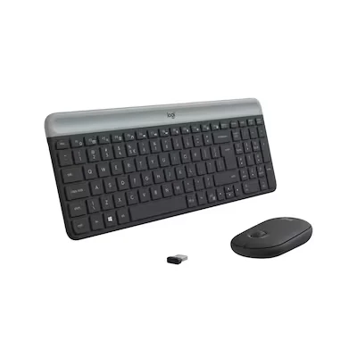 Abbildung von Logitech Slim Wireless MK470 Tastatur und Maus Set
