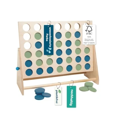 Abbildung von BS Toys Gesellschaftsspiel 4 in einer Reihe Deluxe