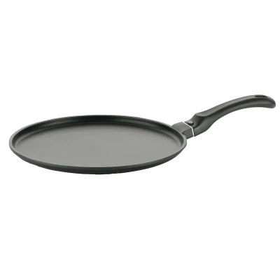 Abbildung von kela 15155 Crêpes Pfanne, Antihaftversiegelung, Aluguss 5 mm, Induktionsgeeignet, 28 cm Durchmesser, Kerros