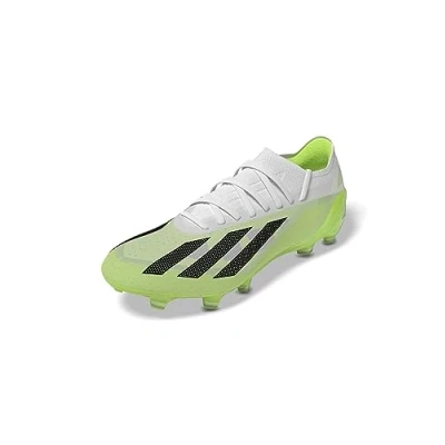 Abbildung von adidas Performance Crazyfast 1 FG Fußballschuh Nocken, Herren, Größe: 47 1/3, Footwear white/core black/lucid lemon Schuhe