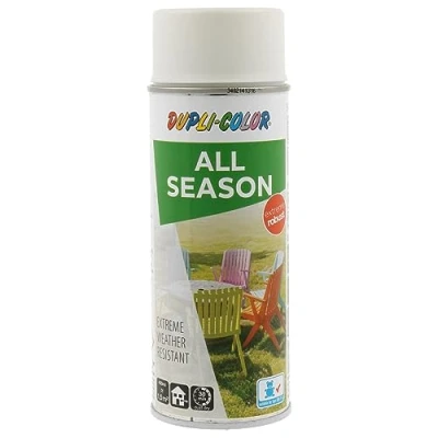Abbildung von Dupli Color 467004 ALL SEASON RAL 9010 reinweiß matt 400 ml