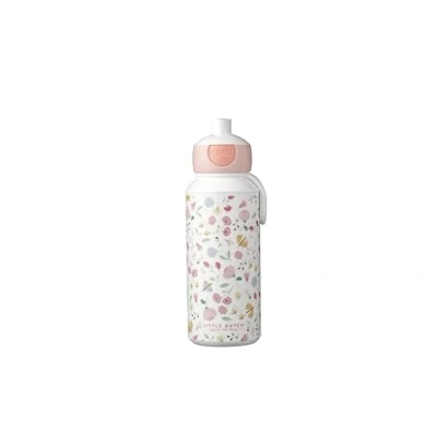 Abbildung von Trinkflasche Pop up Campus 400 ml Little Dutch Blumen &amp; Schmetterlinge Mepal