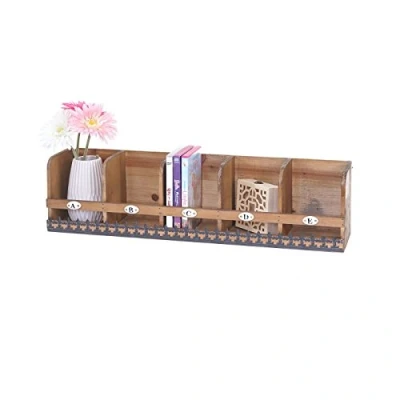 Abbildung von Mendler Wandregal HWC A43, Hängeregal Regal, Tanne Holz massiv Vintage Shabby Look 71x18x16cm